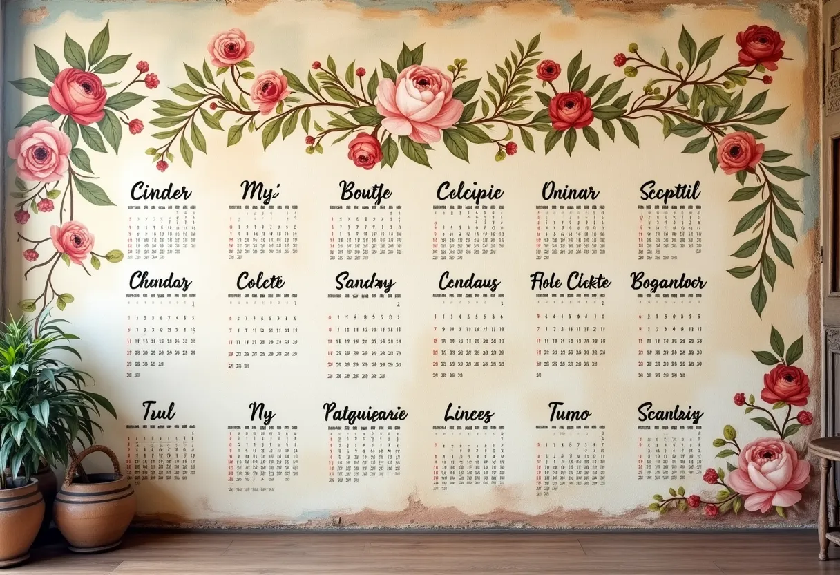 Idées pour créer un calendrier familial magnétique au mur