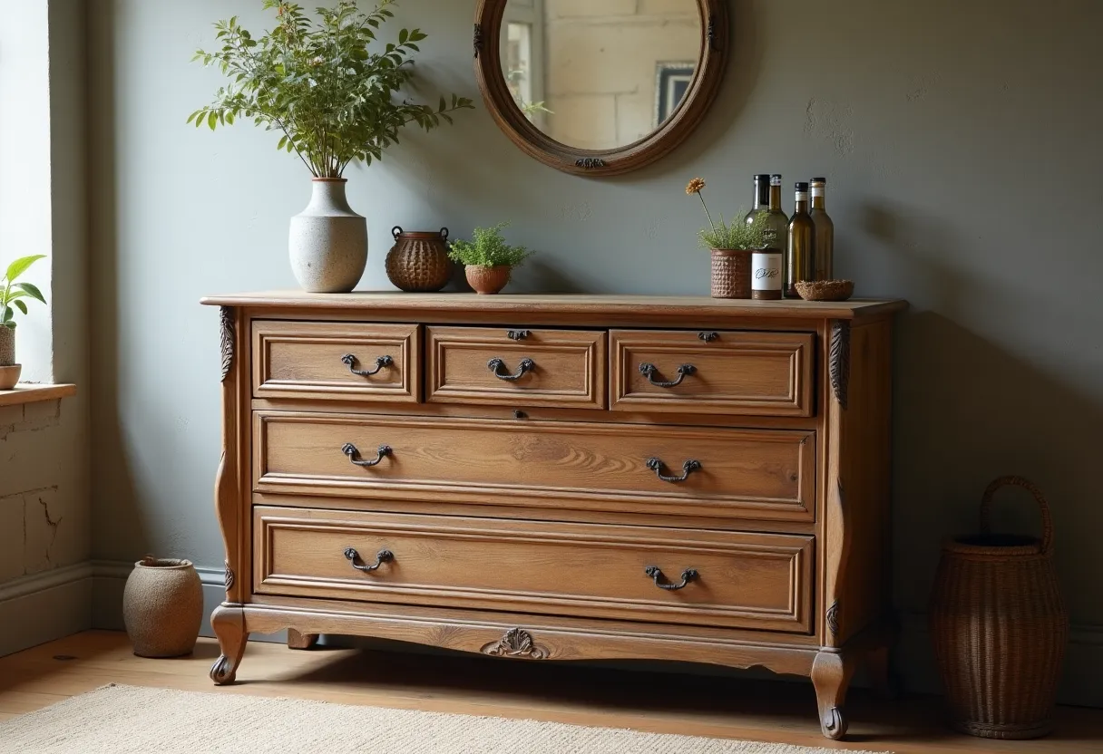 Idées pour transformer une vieille commode en bar à épices mobile