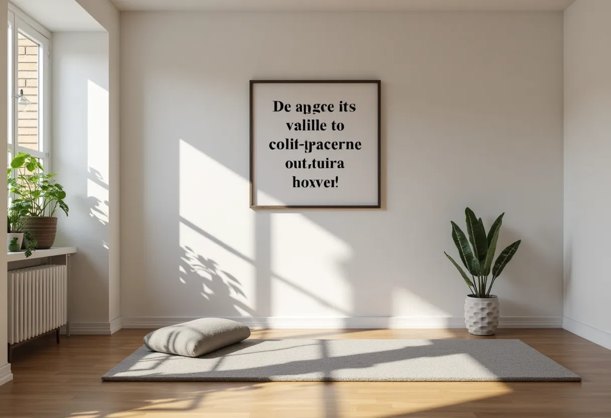 Idées pour installer un espace de méditation nomade sur un tapis roulable