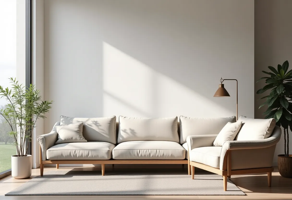 Idées déco salon minimaliste 2025 ambiances apaisantes et tendance
