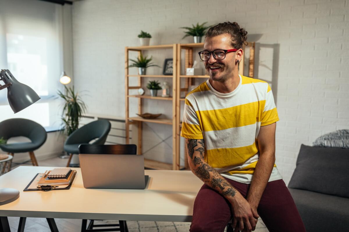 With smile in new job wins!